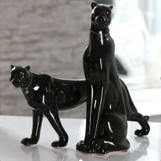 Керамическая фигурка Casablanca Леопарды (цена за пару) 46151 