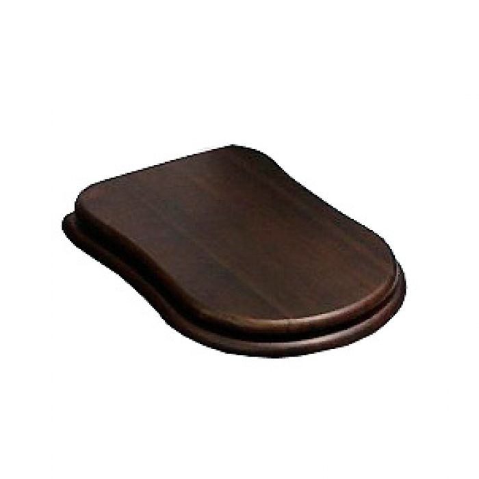 Крышка-сиденье деревянное орех с микролифтом CEZARES LAREDO CZR-T-165W-S-BR петли бронза 