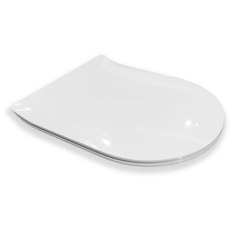 Крышка-сиденье для унитаза Hatria Fusion, Futura, Cenrtica Y9D501 белое, с микролифтом  
