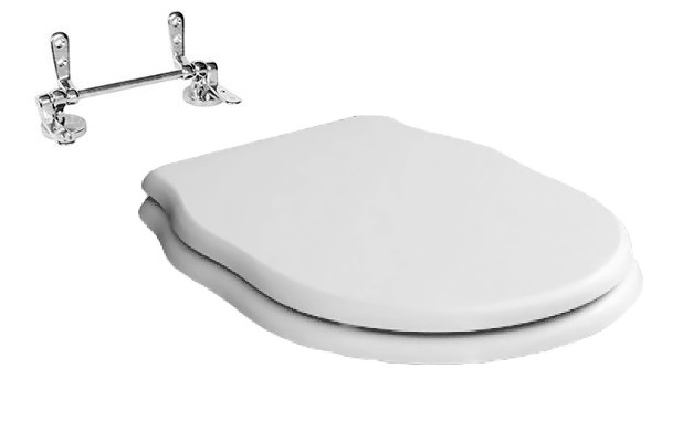  Крышка-сиденье с микролифтом ArtCeram Hermitage HEA005 0171 белое/хром 