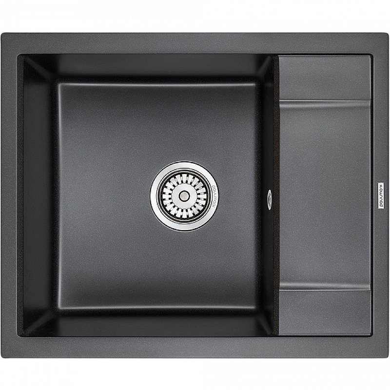 Кухонная мойка 60х50 Paulmark Optimum PM216050-BL черный  