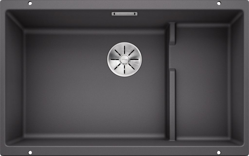 Мойка 73x46 см Blanco Subline 700-U Level Silgranit антрацит 523538 