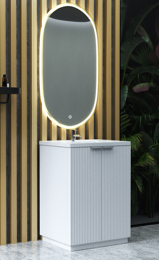 Тумба c раковиной 60х50 Sanvit Рольф белый krolf613d 