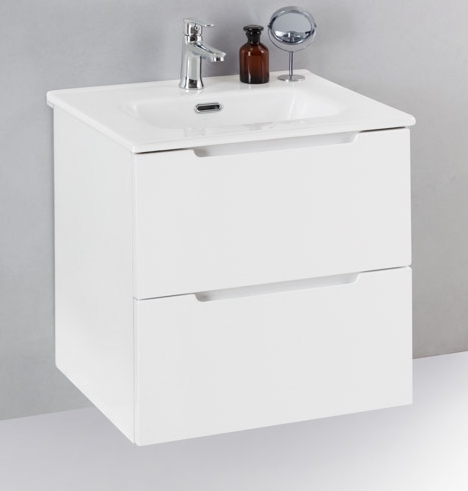  Тумба под раковину 60x39 cм Belbagno Etna39-600/390-2C-SO-BL-P Bianco Lucido  