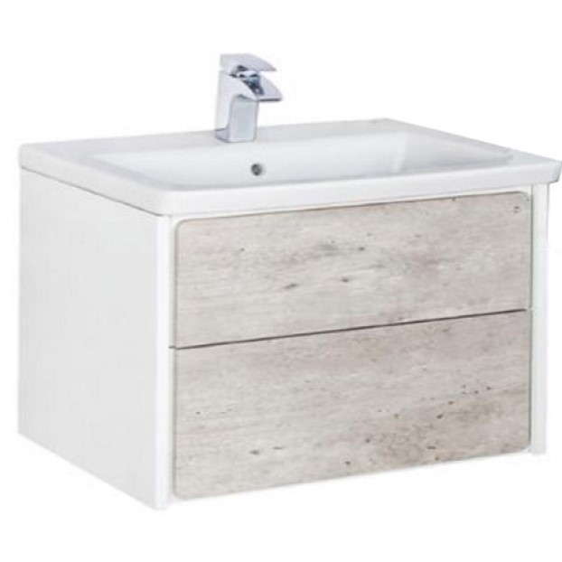 Тумба под раковину 80x44 см Roca Ronda ZRU9303004 бетон белый  