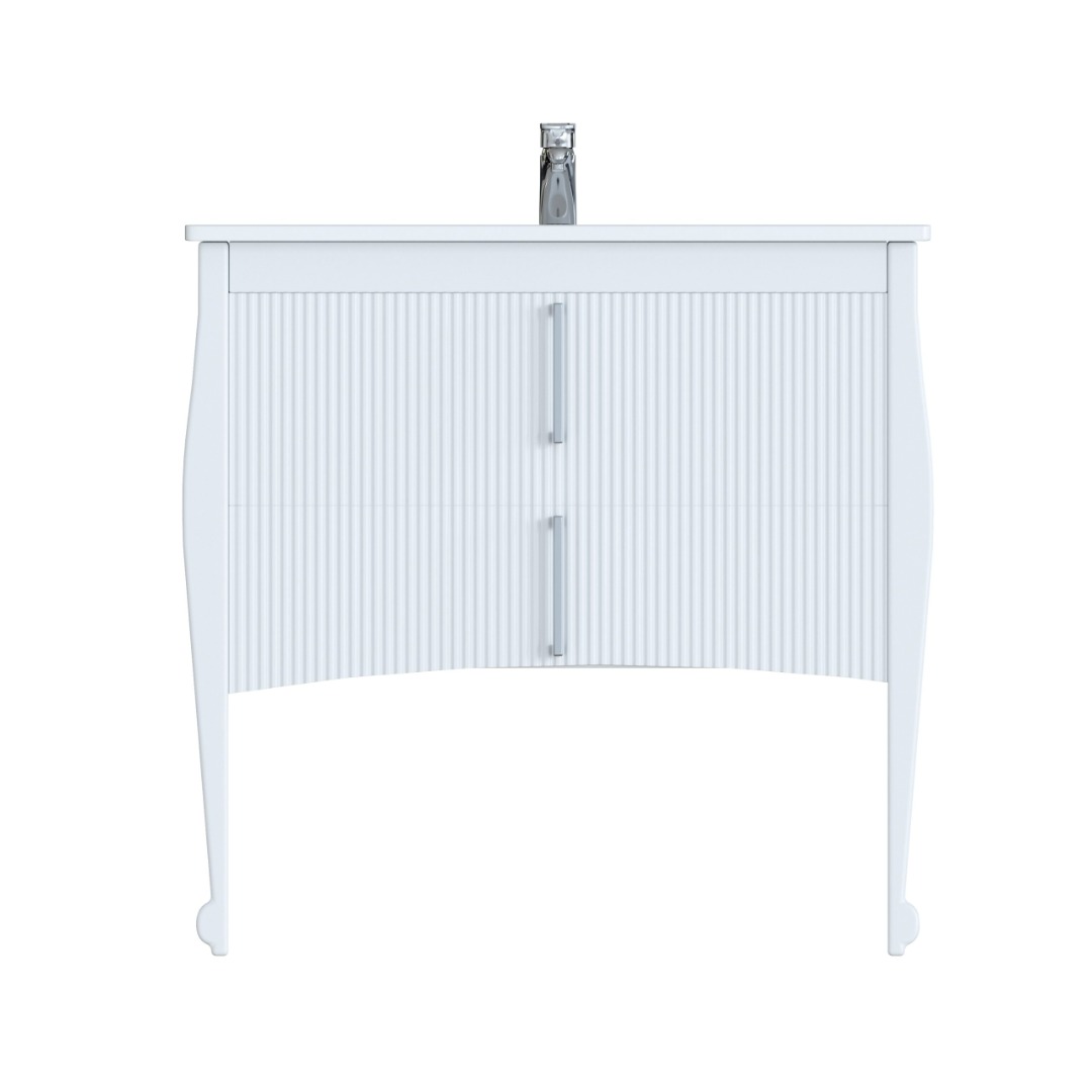 Тумба с раковиной Sanvit Амадей 100 белый 