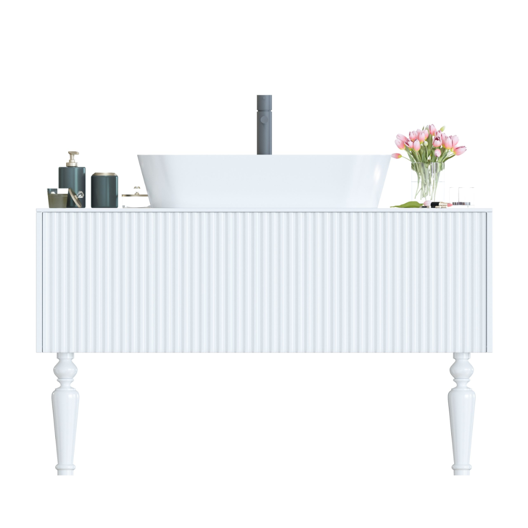 Тумба с раковиной Sanvit Арт 100 белый 