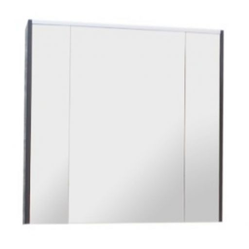  Зеркальный шкаф 80x78 см Roca Ronda ZRU9302970 антрацит/белый 