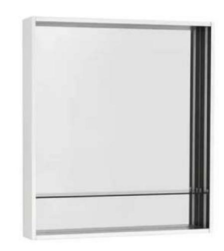 Зеркальный шкаф 80x85 см Aquaton Ривьера белый 1A239102RVX20 