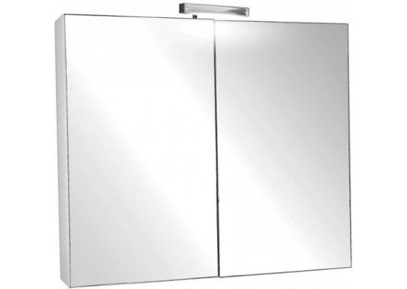  Зеркальный шкаф с подсветкой 80x65 см Jacob Delafon Presquile EB928-J5 белый  