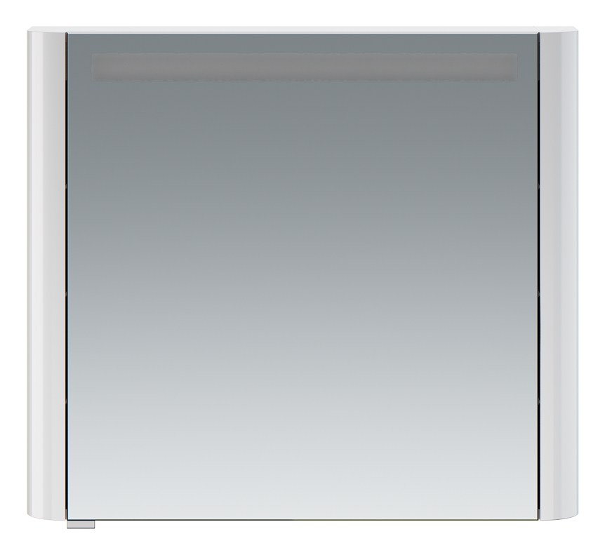  Зеркальный шкаф с подсветкой 80x70 см Am.Pm Sensation M30MCR0801WG белый  