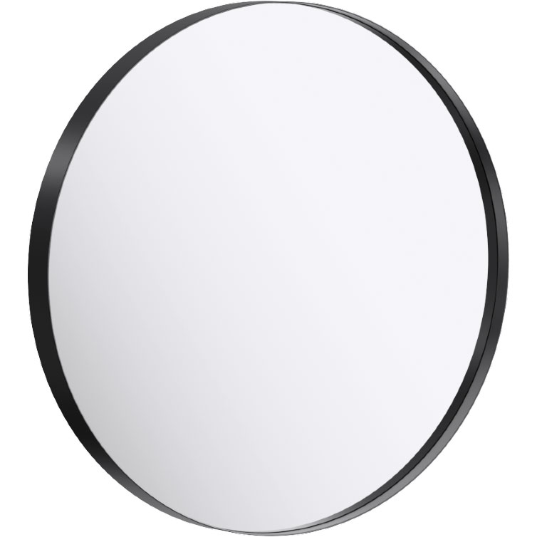  Зеркало 60 см в металлической раме Aqwella RM цвет черный RM0206BLK 