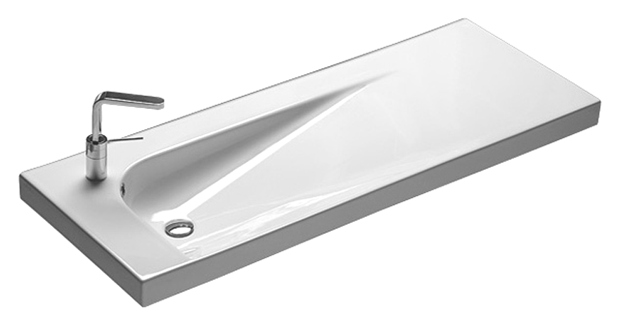 Раковина 100х50 Hatria Grandangolo YXF701 белая 