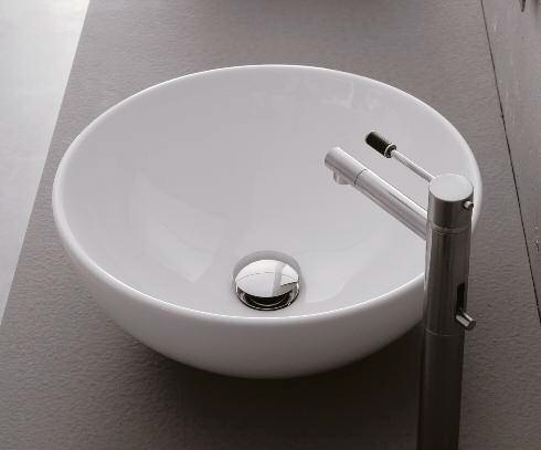 Раковина 39.5х39.5 Scarabeo Thin Line 8009 белая 