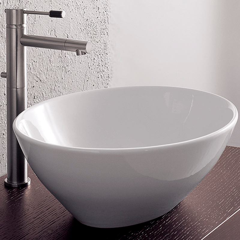 Раковина 41х33.5 Scarabeo Thin Line 8011 белая 