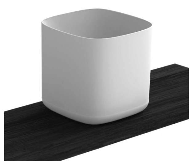 Раковина 42х42 Scarabeo Moon 5503 белая 