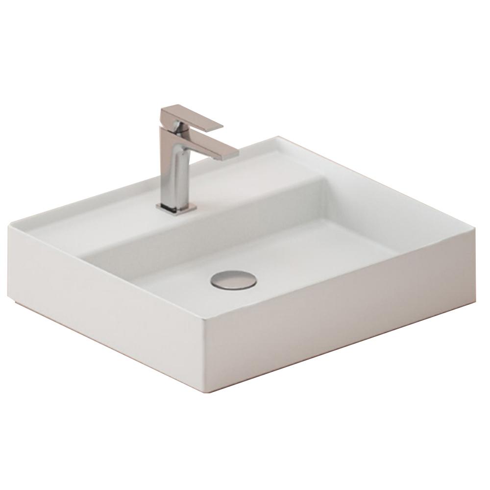 Раковина на столешницу 55х48 Artceram Scalino SCL007 01 00 белый  