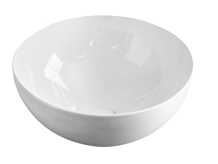 Раковина накладная 46 см ArtCeram La Ciotola LCL001 0100 белая 