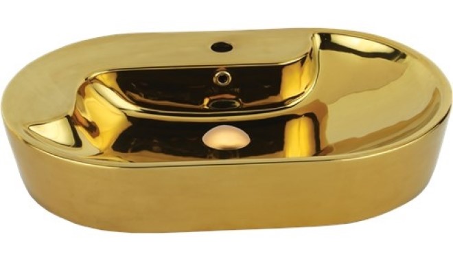  Раковина на столешницу 70x45 см Creavit TP172.00010 золото  