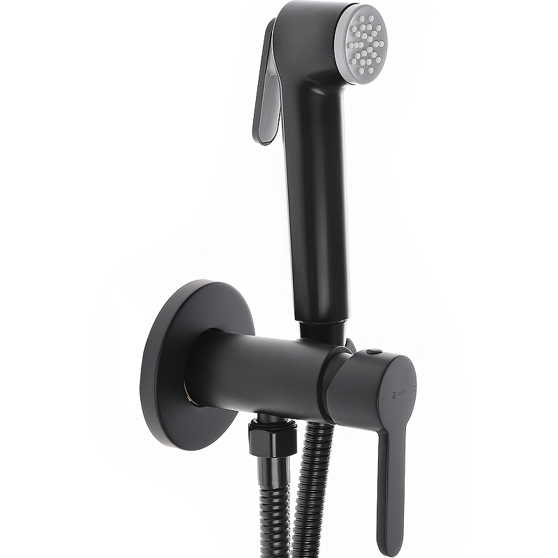 Гигиенический душ со смесителем Agger Gorgeous A0270044 черный 