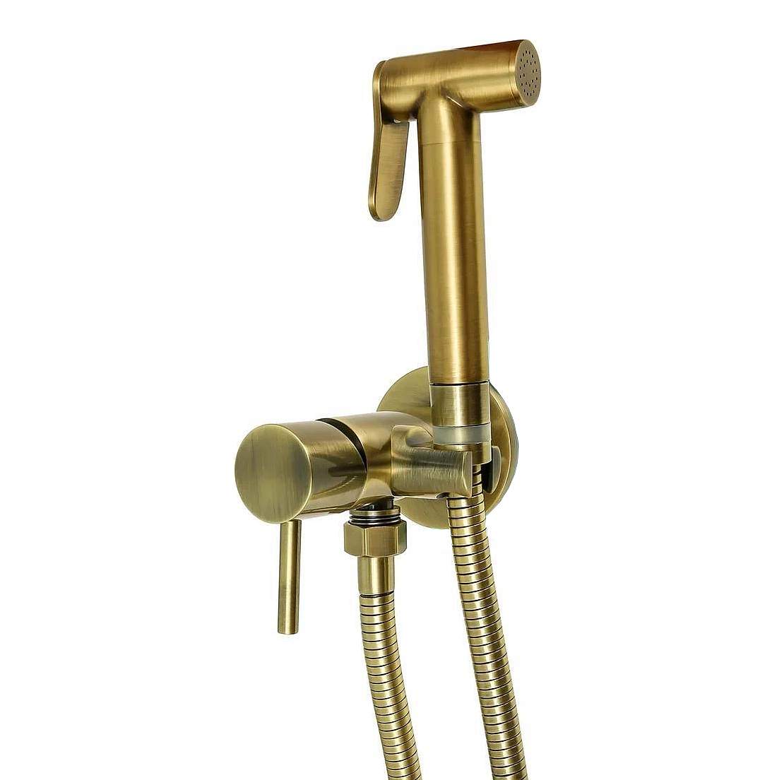 Гигиенический душ со смесителем Almaes Benito AL-859-09 бронза 