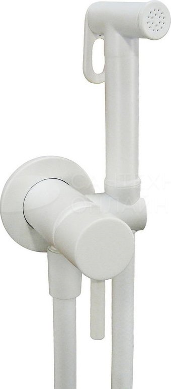 Гигиенический душ со смесителем Giulini Futuro белый матовый FSH25BO 