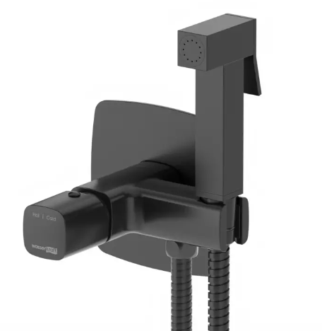 Гигиенический душ Wasserkraft Nuthe 9138 черный матовый 