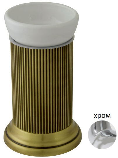 Основание под стакан и дозатор  Migliore Fortuna 27788 хром 