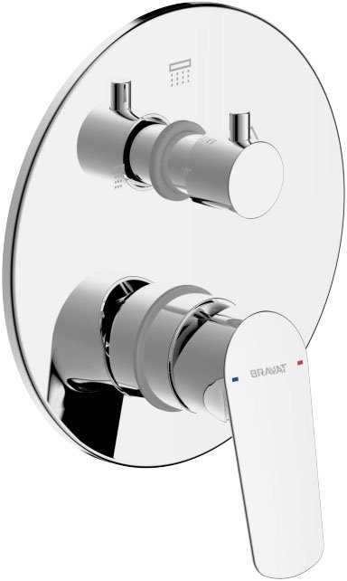 Смеситель для душа Bravat Rhein PB8429564CP-3-ENG  