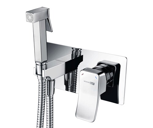  Смеситель для душа с гигиеническим набором Wasserkraft Aller 10638  