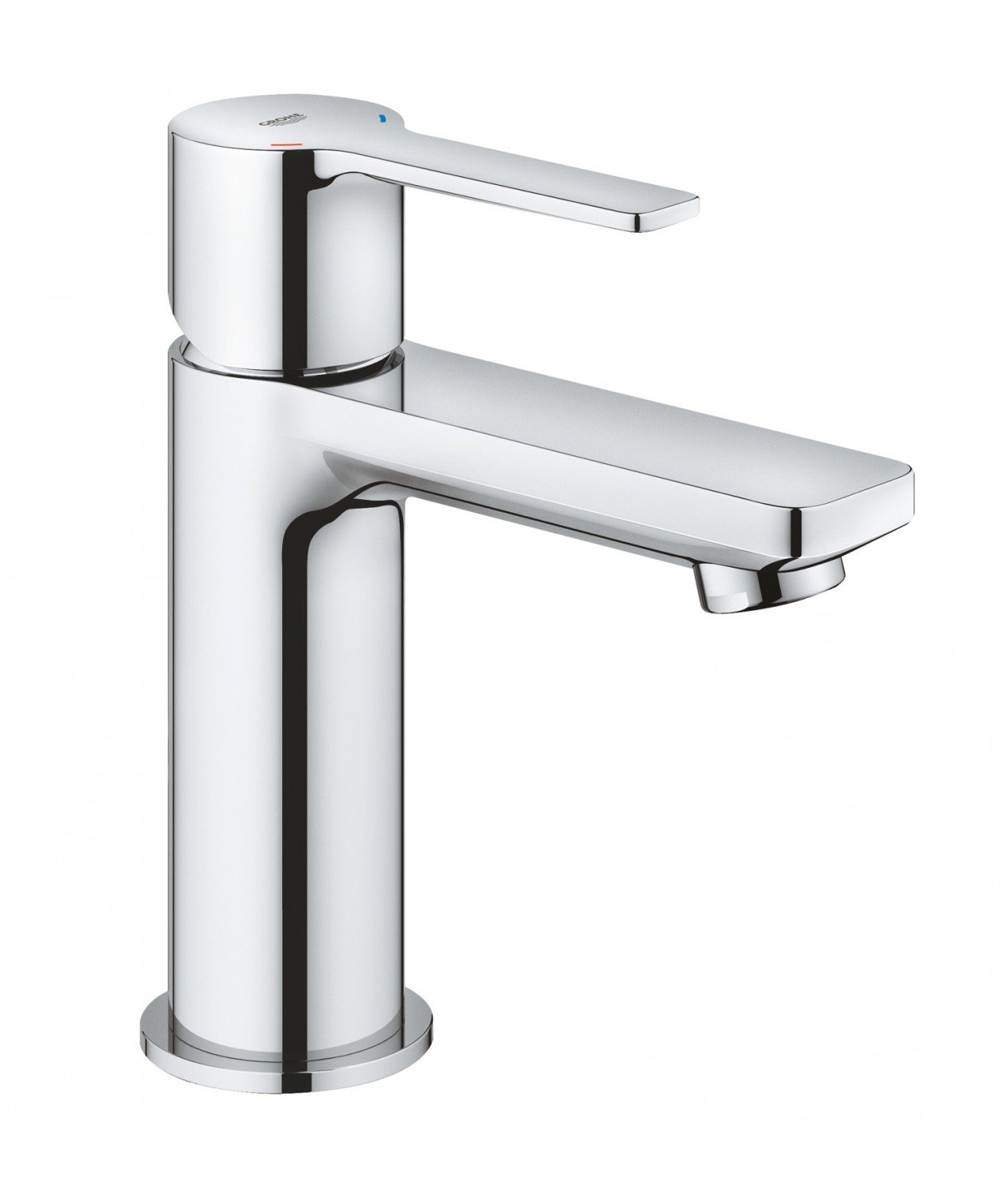 Смеситель для раковины Grohe Lineare New 23791001 с нажимным донным клапаном 