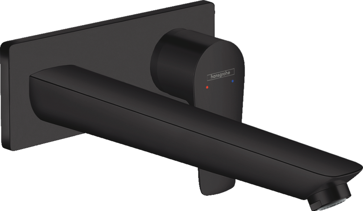 Смеситель для раковины настенный Hansgrohe Talis E 71734670 черный внутренняя часть дополнительно 