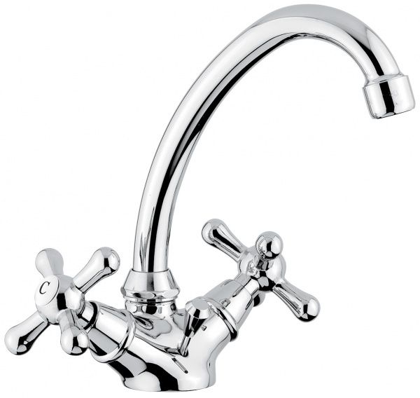 Смеситель для раковины высокий Emmevi Stella 17913CR хром 