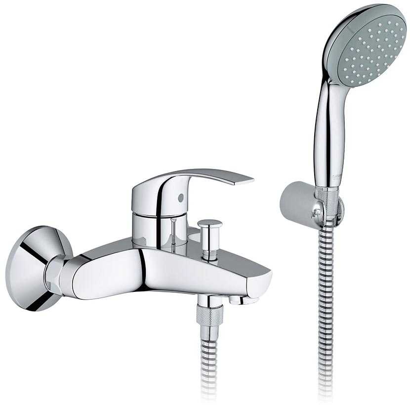 Смеситель для кухни grohe eurosmart new с высоким изливом хром 33202002 сборка