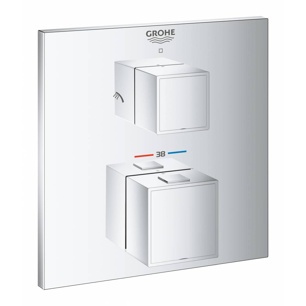 Смеситель для ванны термостат Grohe Grohtherm Cube 24154000 купить в  интернет-магазине Смеситель-онлайн.Ру