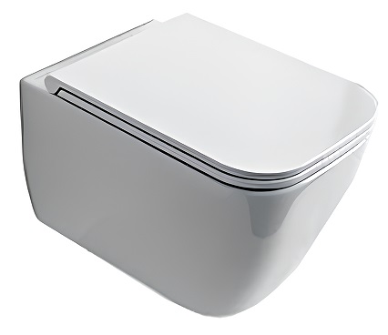 Унитаз безободковый Scarabeo Teorema 5126/CL  (крышка дополнительно) 