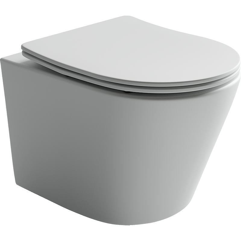 Унитаз подвесной Ceramica Nova Balearica  Rimless CN6000MW белый матовый (комплект) 