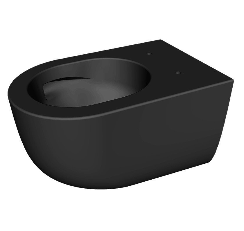 Унитаз Hatria Futura A0Y9BA02 черный матовый (сиденье дополнительно) 