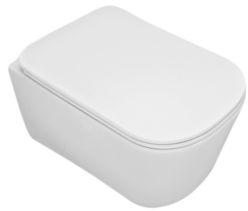  Унитаз подвесной безободковый Kerasan Tribeca 511401 bi (крышка дополнительно) 