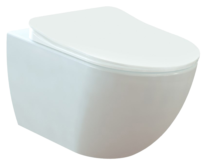  Унитаз подвесной безободковый с биде Creavit Free FE322.00000 (крышка дополнительно) FE322-00CB00E-0000 