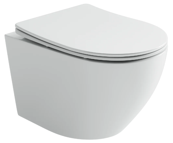 Унитаз подвесной Ceramica Nova Uno Rimless CN11001 белый (сиденье в комплекте) 