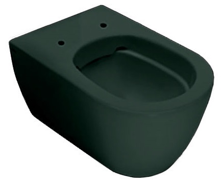 Унитаз подвесной Hatria Fusion A0Y1CC06 темно-зеленый (крышка дополнительно) 