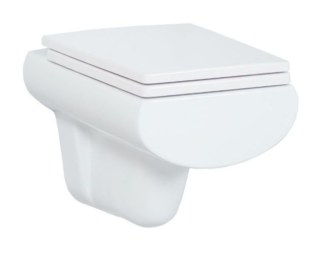  Унитаз подвесной с биде Creavit SlimSM320.00000 (крышка дополнительно) 
