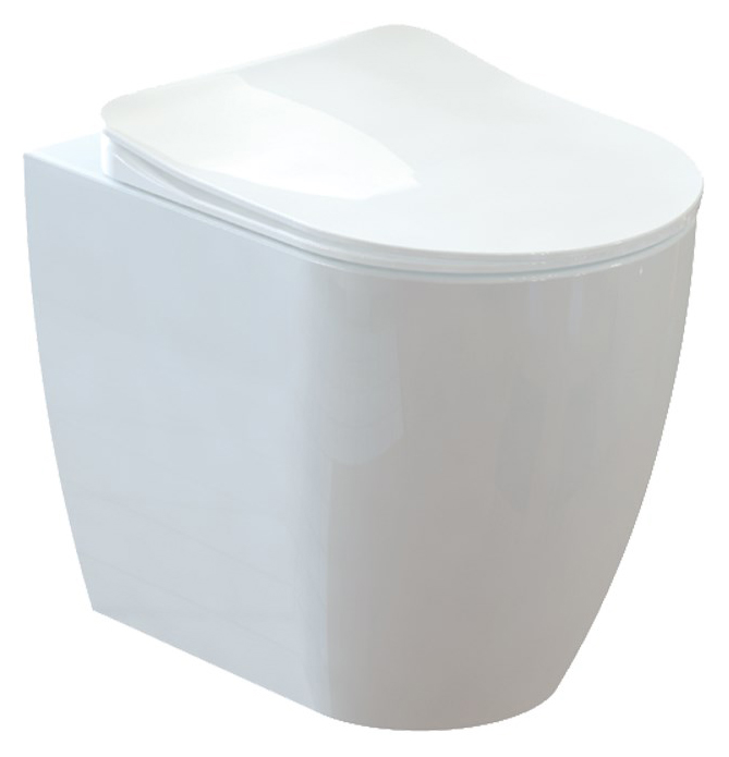  Унитаз приставной с биде Creavit Free FE350.00000 (крышка дополнительно) 