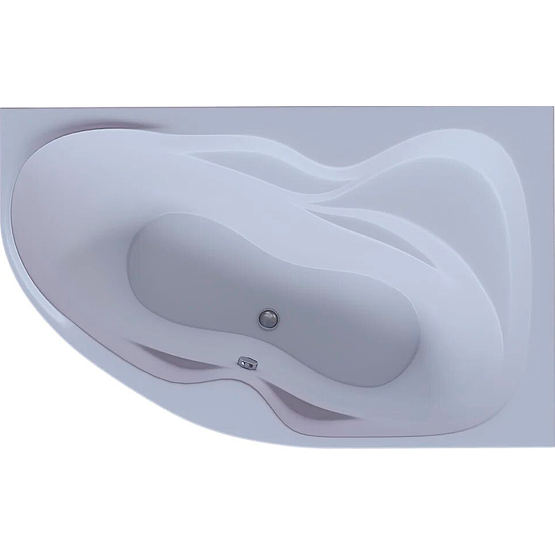 Ванна 170х105 Aquatek Вега R VEG170-0000083 белая (с фронтальной панелью) 