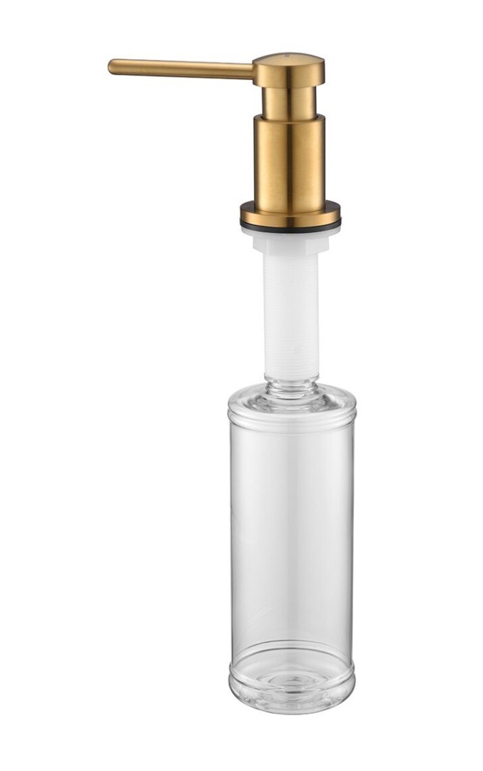 Дозатор для жидкого мыла Paulmark Brevit D005-BG брашированное золото 