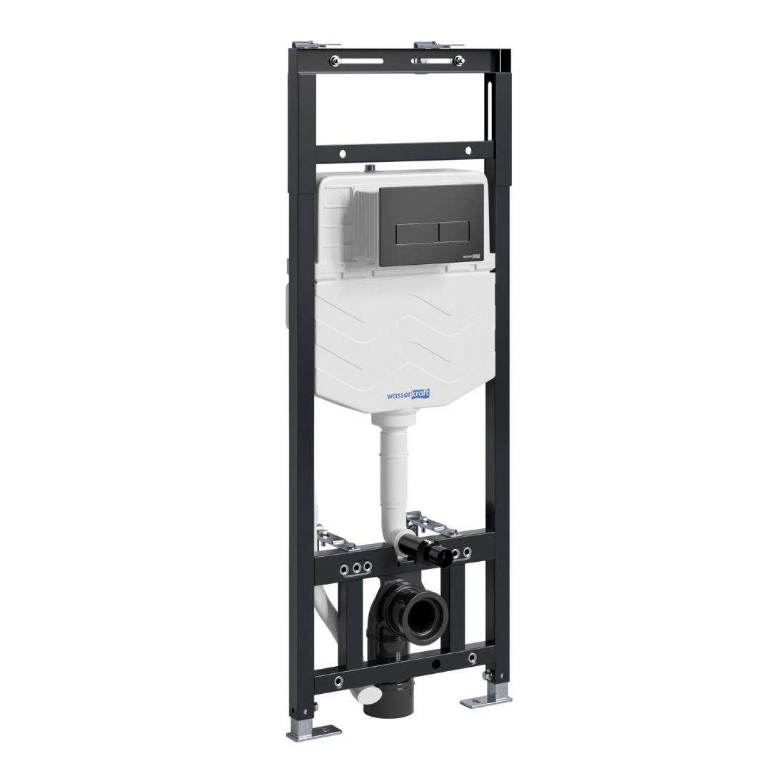 Инсталляция с черной клавишей  Wasserkraft Alme 15TLT.010.ME.MB03 