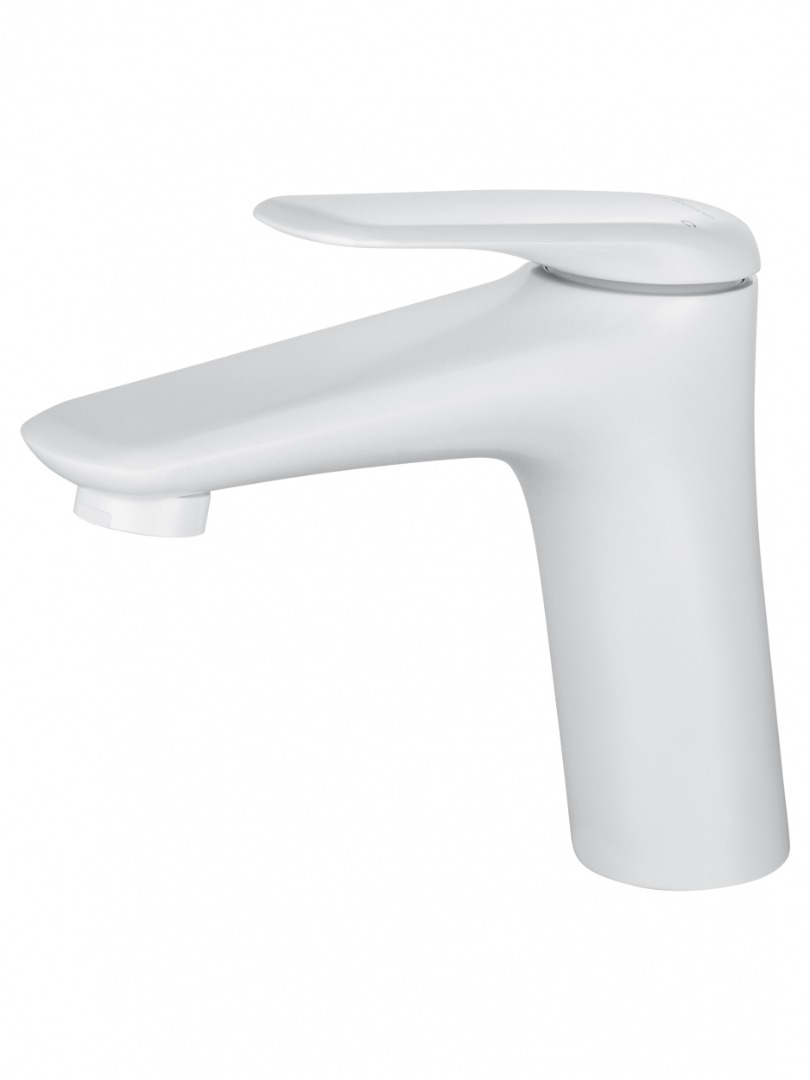 Смеситель для раковины Wonzon&Woghand WW-A41222-MW белый матовый 