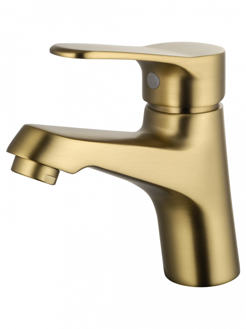 Смеситель для раковины Wonzon&Woghand WW-A40212-BG брашированное золото 