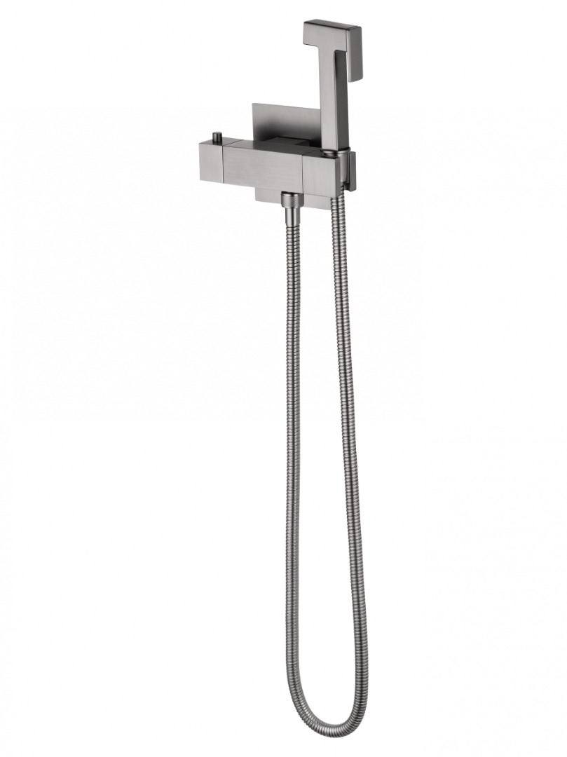 Смеситель с гигиеническим душем  Wonzon&Woghand WW-88819903-BGM темный графит 